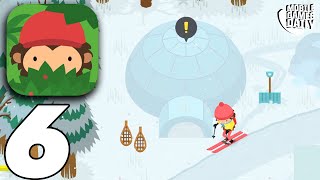 SNEAKY SASQUATCH Gameplay Walkthrough Part 6  Ski Resort Treasure Map Apple Arcade [upl. by Aiuqat]