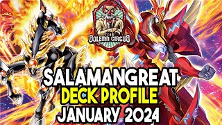 YuGiOh Salamangreat Deck Profile January 2024 [upl. by Mcilroy453]