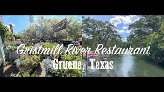 Gristmill River Restaurant  Gruene Historic District  New Braunfels TX [upl. by Philan559]