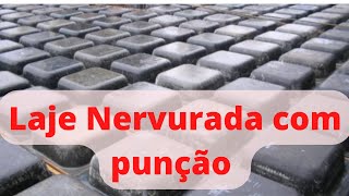 Laje Nervurada com punção [upl. by Purity]