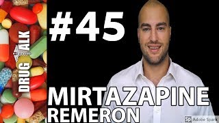 MIRTAZAPINE REMERON  PHARMACIST REVIEW  45 [upl. by Greene]