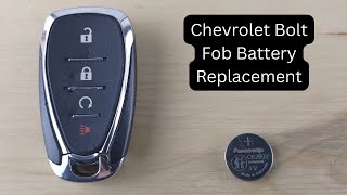 How To Replace or Change Chevrolet Bolt Remote Key Fob Battery 2017  2023 [upl. by Naniac]