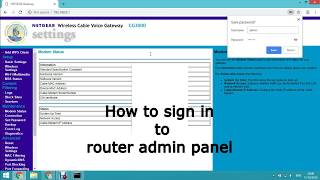 How to sign in to router admin panel [upl. by Ahseela54]