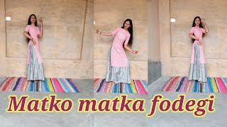 Matko Matka Fodegi  Renuka panwar  Raj Mawar  Dance cover by pooja jangir [upl. by Godliman]