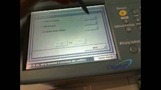 Canon imageRunner How to Set or Check IP Address [upl. by Yerbua]