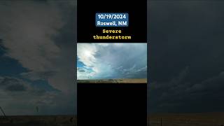 First of an endless day severeweather stormchaser newmexico twisters supercell hailstorm [upl. by Ronda]