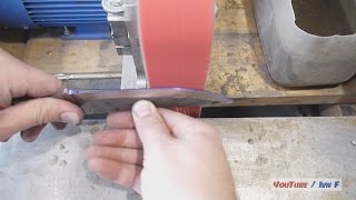 Нюансы ножеделания изготовление спусков How to grind a blade M390 Steel [upl. by Starr]