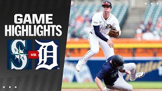 Mariners vs Tigers Game Highlights 81524  MLB Highlights [upl. by Zebedee]