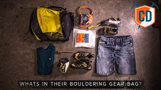 Whats In Their Bouldering Gear Bag Matt  Hugo  Climbing Daily Ep1620 [upl. by Akelam]