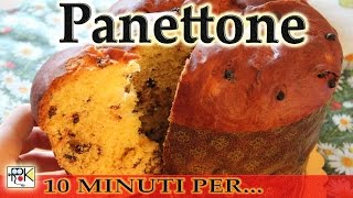 10 minuti perpreparare Panettone fatto in casa Buonissimo [upl. by Boleyn]