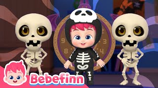 1hour ☠️ Chumbala Cachumbala Bebefinn Skeleton DanceㅣHalloween Songs for Kids [upl. by Martynne652]