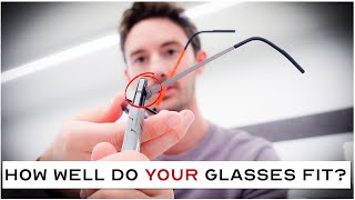 How to Adjust your Frames in 5 STEPS  For a PERFECT Glasses Fit [upl. by Yrian143]