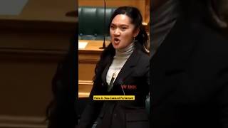 Maori Haka In New Zealand Parliament  HanaRawhiti MaipiClarke [upl. by Yelrihs]