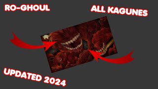 ALL Kagunes Showcase 2024  RoGhoul [upl. by Nnylamme]