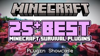 25 BEST Plugins For Your Minecraft Survival Server 120 [upl. by Aronoel]