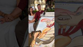 😄😄😄 caricature funny art streetart waikiki [upl. by Ettennor]