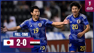 AFCU23  SFinal  Japan 2  0 Iraq [upl. by Jard349]