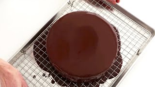 How to Glaze a Cake the Martha Stewart Way  Martha Bakes  Shorts [upl. by Yaya437]