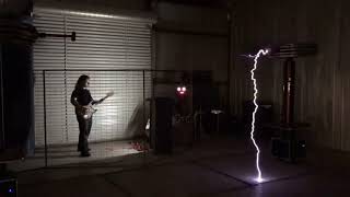 Tesla coil guitar practice [upl. by Neille]