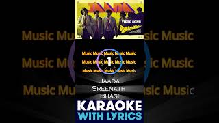 Jaada Karaoke with Lyrics  Aavesham  Fahadh Faasil  Nazriya  Sushin Shyam shorts [upl. by Holder938]