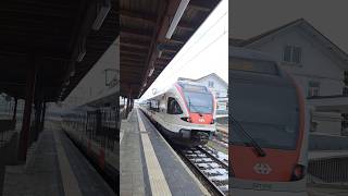 RABe 521 016 S1 nach Basel SBB in SteinSäckingen sbb cff ffs sbahn trainspotting shorts yt [upl. by Airemaj]