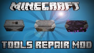 Minecraft Tools Repair Mod [upl. by Neyugn]