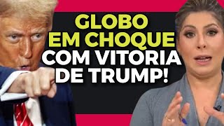 Daniela Lima surta na Globo após vitória de Trump Bolsonaro manda recado Lula se pronuncia [upl. by Drarej469]