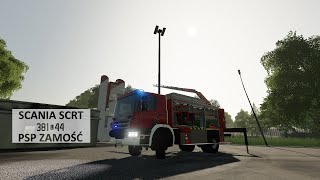 FS19 Scania P480 SCRT  PS SZCZĘŚNIAK  381L44  PSP Zamość [upl. by Sirrad262]