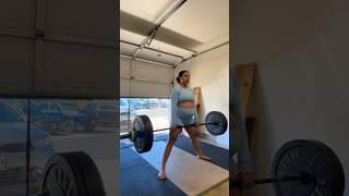 Workout 35 weeks pregnant  I was ready to pop pregnancy gymmotivation fitness garagegym [upl. by Areht]