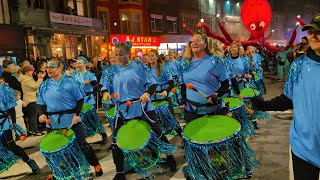 Samba Espirito Carnival Band Performing at Baylight 24 Festival in Morecambe on February 16th 2024 [upl. by Bast]