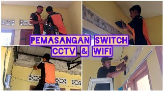 Pemasangan switch Router wifi di PT DSP [upl. by Eittel]