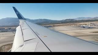 Aegean Airlines A321neo landing at Athens [upl. by Ennylhsa]