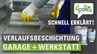 Epoxidharzbeschichtung für Werkstatt GarageKeller [upl. by Joseito]