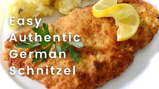 How to Make an Easy Authentic German Schnitzel [upl. by Adaminah]