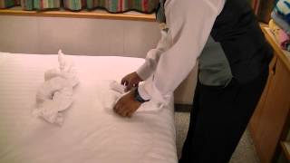 Secrets to Fancy Cruise Ship Towel Folding [upl. by Aniela]