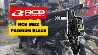 BAGONG REAR SHOCK NG MIO i 125  RCB MB2 PREMIUM BLACK  EJBKIDZTV [upl. by Chainey]