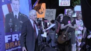 Daniel Ellsberg will march for Bradley Manning at SF Pride [upl. by Aserehs]