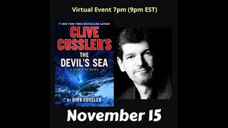 Dirk Cussler discusses Clive Cusslers The Devils Sea [upl. by Nosnibor458]