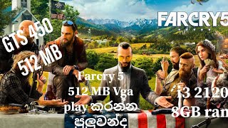 Farcry 5 on gts 450 512MB vga 720P [upl. by Irrep]