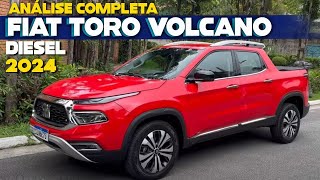 FIAT TORO VOLCANO 2024 DIESEL 4x4 o que muda Análise completa itens de série e preços [upl. by Milburn356]