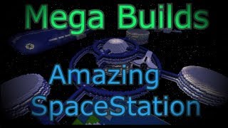 Minecraft Mega Builds 2014  Amazing Spacestation Building and Spaceship  Huge Tekkit map By Tomz [upl. by Cyndi128]