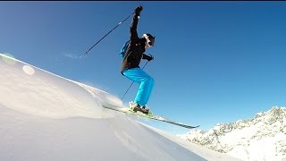 Cervinia 2015 Skiing OffPisteFreeski GoPro [upl. by Nauwaj]