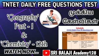 TNTET DAILY FREE QUESTIONS 091124 [upl. by Zerimar93]