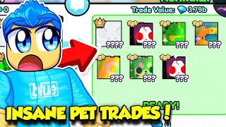 I Made INSANE VALUE TRADES In Pet Simulator 99 [upl. by Namsaj]