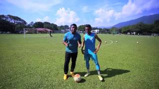 Recreating Faiz Subris Puskas Award wondergoal  Football Countdown  Astro SuperSport [upl. by Blaine]