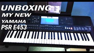 UNBOXING MY NEW YAMAHA PSR E453 l ASH KING PIANO [upl. by Asik306]