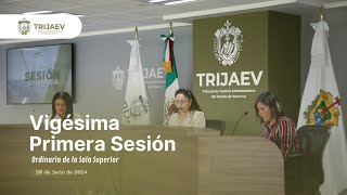 TRIJAEV Vigésima Primera Sesión 2024 [upl. by Alegnasor998]