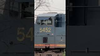 CSX 3399 and 5254 car coupling and crew change part 2 train trains trainspotter csx csxt [upl. by Niklaus]