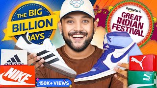 Top ShoesSneakers Offer Deals 2024 🔥 Flipkart Big Billion Days amp Amazon Great Indian Festival Sale [upl. by Yonita]