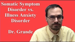 What is the difference between Somatic Symptom Disorder and Illness Anxiety Disorder [upl. by Arhna]